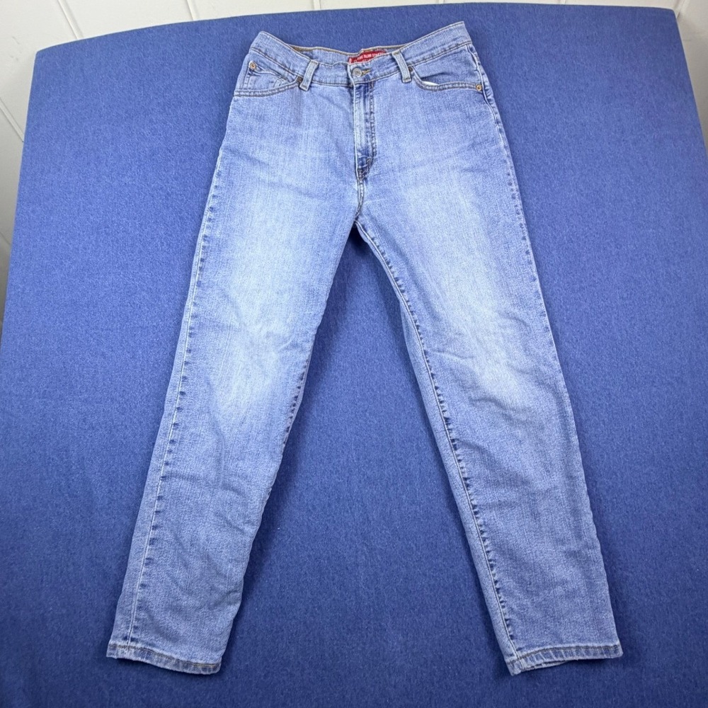 Levis 512 Jeans Womens 12 MIS S Light Wash Slim Fit Tapered Leg Stretch Denim